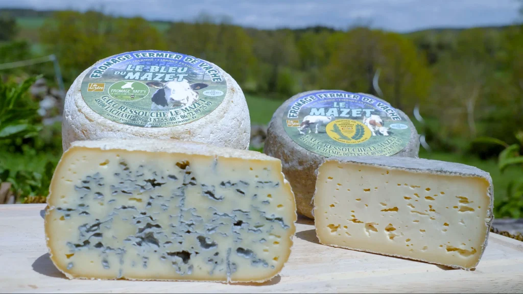 fromage bleu du mazet ferme ressouche
