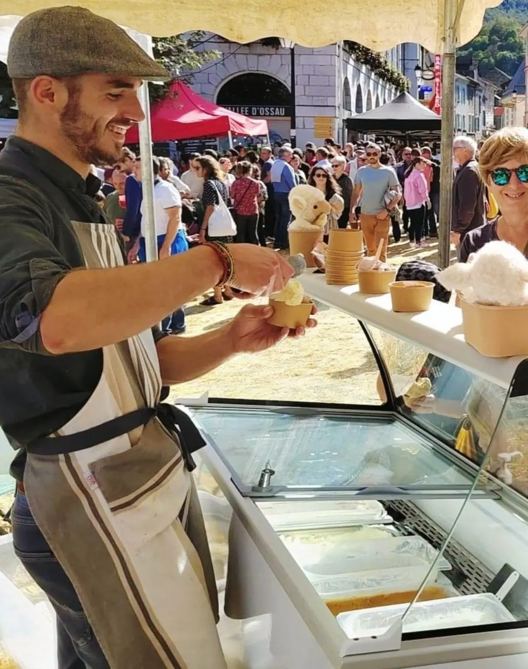 Glacier en food truck vers Lees athas