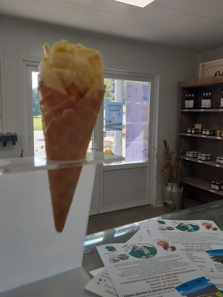 glaces artisanales en occitanie au fermier gourmand